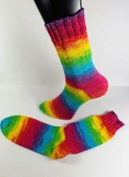 Socken handgestrickt