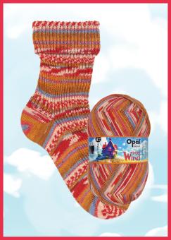 Opal Sockengarn - Wirbelwind - 4fach 11473 schöne Wetterfee
