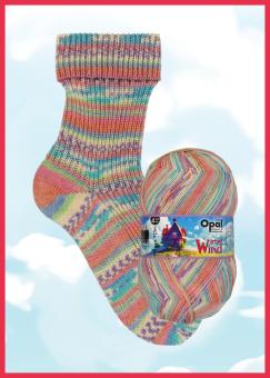 Opal Sockengarn - Wirbelwind - 4fach 11476 zauberbuntes Licht