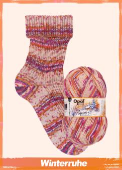 Opal Sockengarn - Aquarell 4-fach 11537 Winterruhe