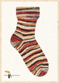 Opal Sockengarn - Regenwald 20 Jahre Jubiläum - 6fach 2740 Tiger