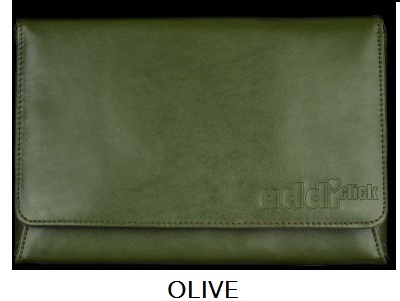 Addi Kunstledertasche - ohne Inhalt Kunstlederetui - Olive