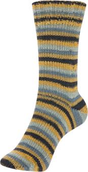 Sockina Color - Classic Stripes - 4fach 341 Yellow