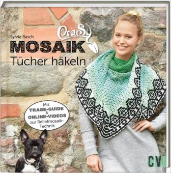 CraSy Mosaik - Tücher häkeln CV6514 