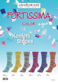 Fortissima Color -Konfetti-Stripes - 4fach 