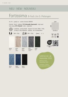 Fortissima Uni & Melangen -  8-fach (90009) 