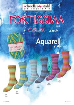 Fortissima Color Aquarell - 4fach 