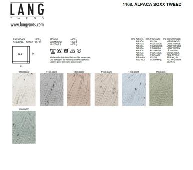 Lang Yarns Alpaca Soxx Tweed (1168) 