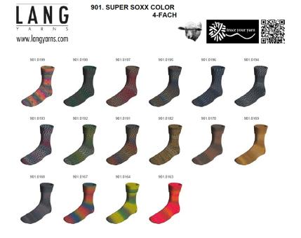 Lang Yarns Super Soxx Color - 4fach (901) 
