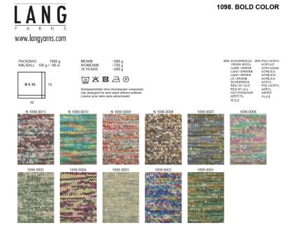 Lang Yarns Bold Color (1098) 