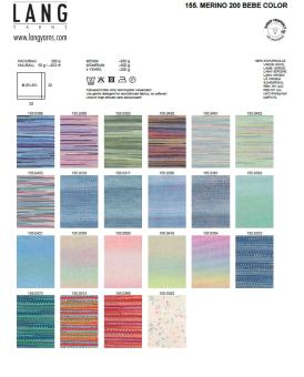 Lang Yarns Merino 200 Bebe Color (155) 