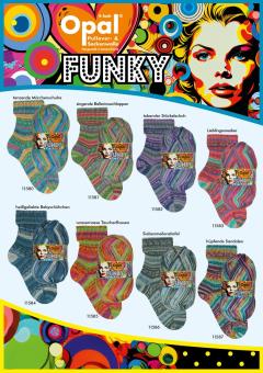 Opal Sockengarn - Funky - 4-fach 