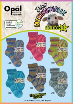 Opal Sockengarn - Feine Merino - Edition2 - 4fach 
