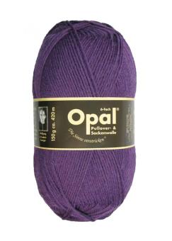 Opal Sockengarn - Uni - 6fach 7902 violett