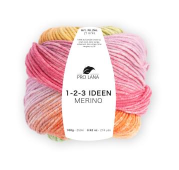 Pro Lana 1-2-3 Ideen Merino 01 gelb/grün/orange