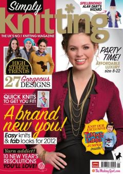 Simply Knitting Issue 88 Januar 2012 